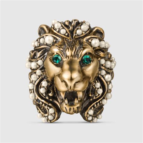 gucci rings lion